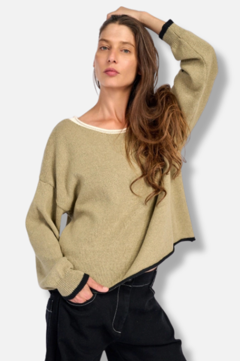Pip Rollneck Pullover - Stone