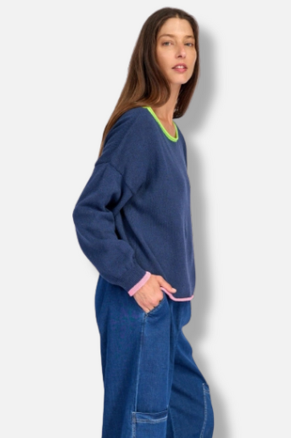 Pip Rollneck Pullover - Navy
