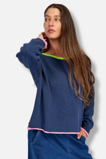 Pip Rollneck Pullover - Navy