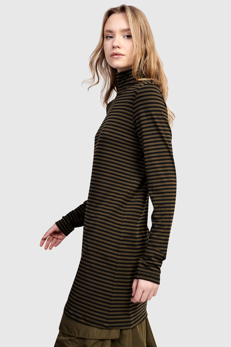 Urban Long Turtleneck - Khaki