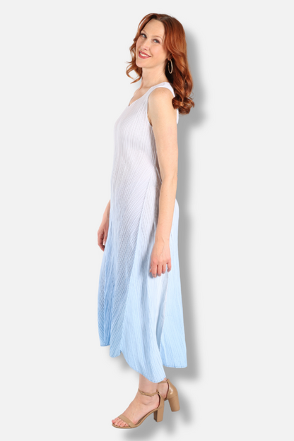 Long Estrella Dress - Ice Blue