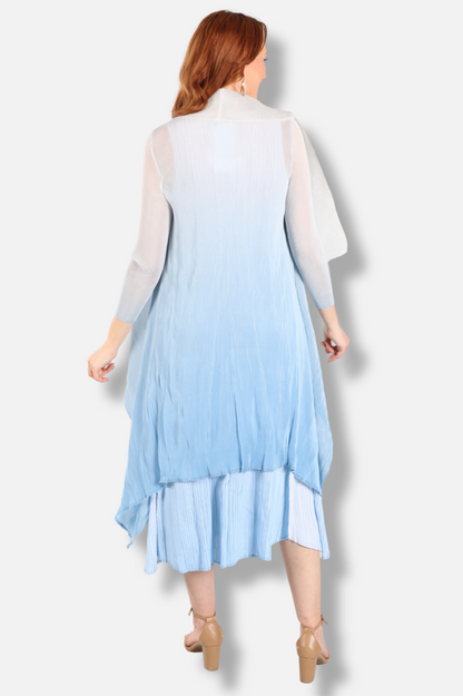 Collare Coat - Ice Blue