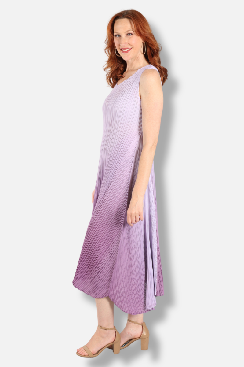 Long Estrella Dress - Foggy Lavender