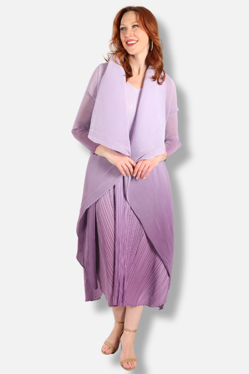 Collare Coat - Foggy Lavender