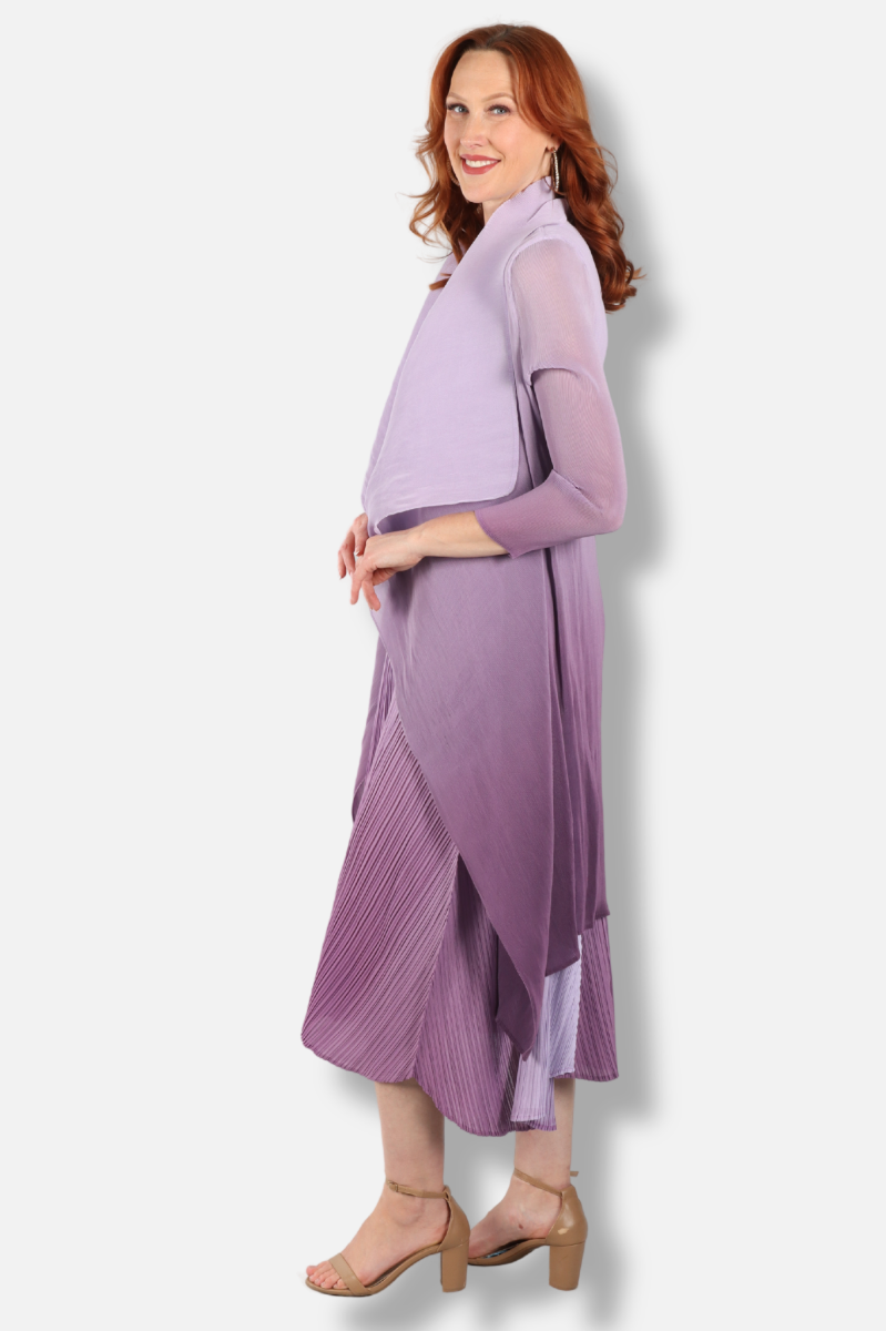 Collare Coat - Foggy Lavender