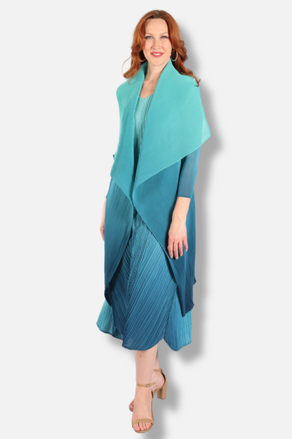 Collare Coat - Atlantis Blue