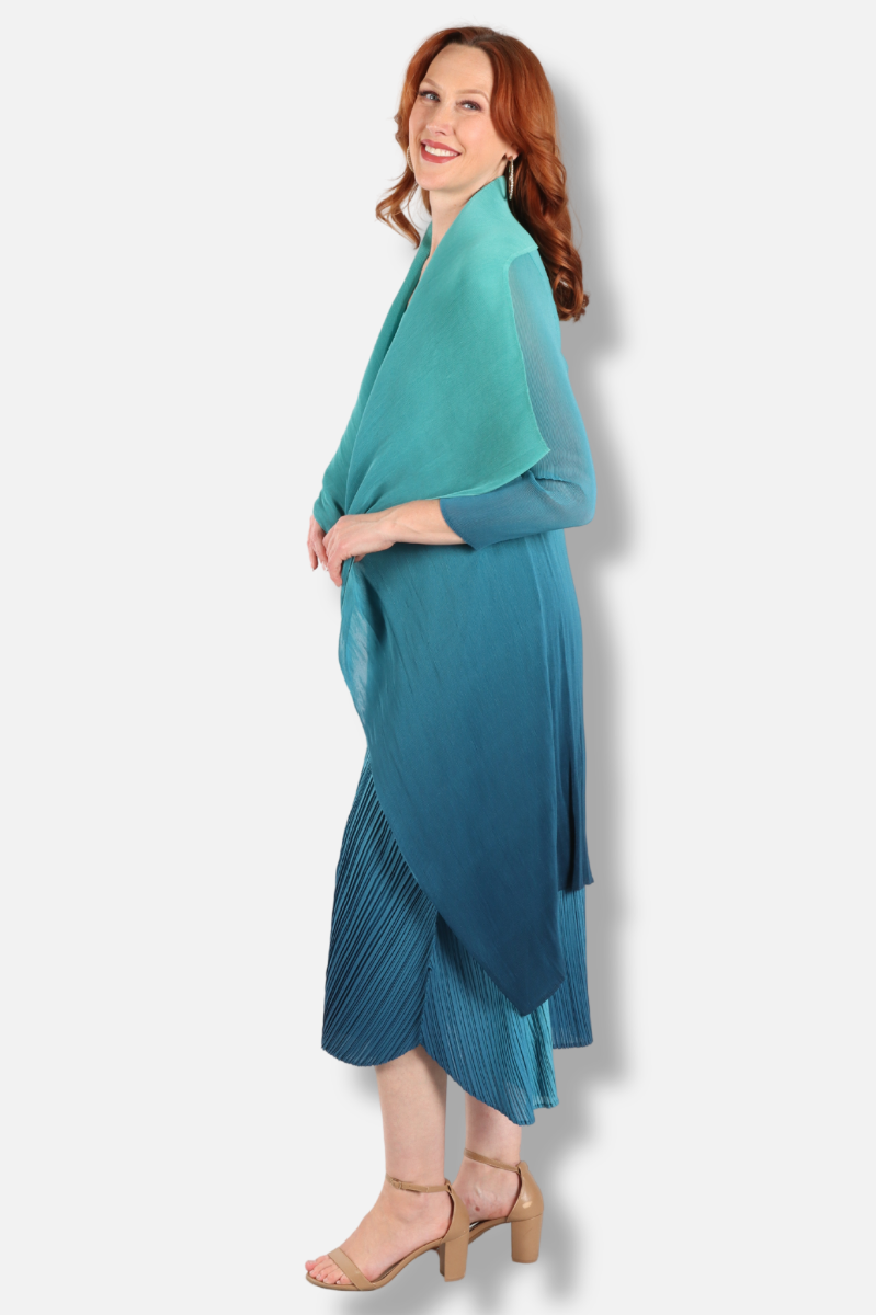 Collare Coat - Atlantis Blue