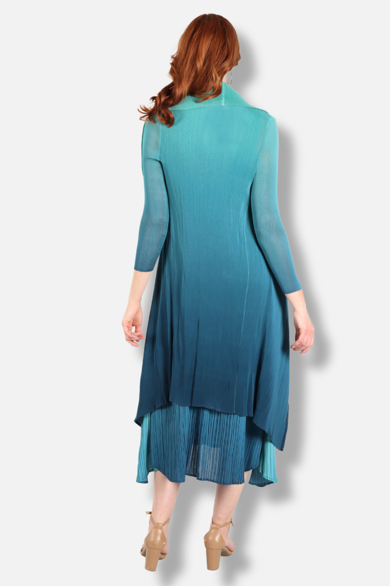 Collare Coat - Atlantis Blue