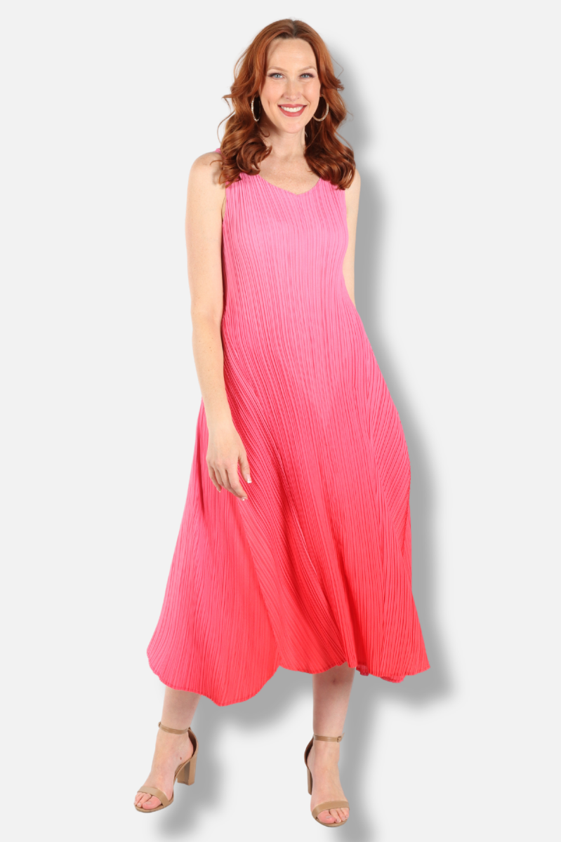 Long Estrella Dress - Rosehip