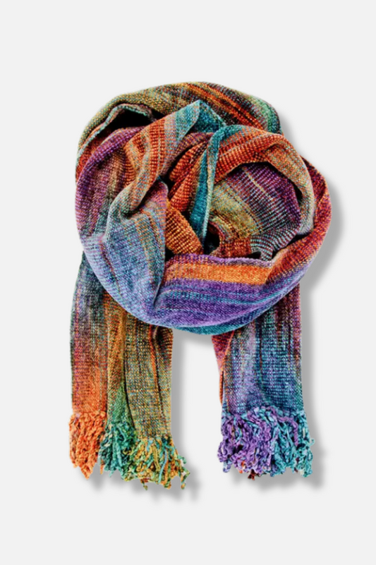 Bamboo Chenille Scarf - Prism