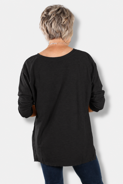 Osize Boxy Top - Black