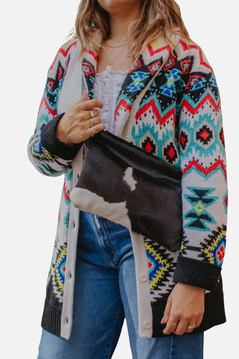 Alice - Black Cow Print