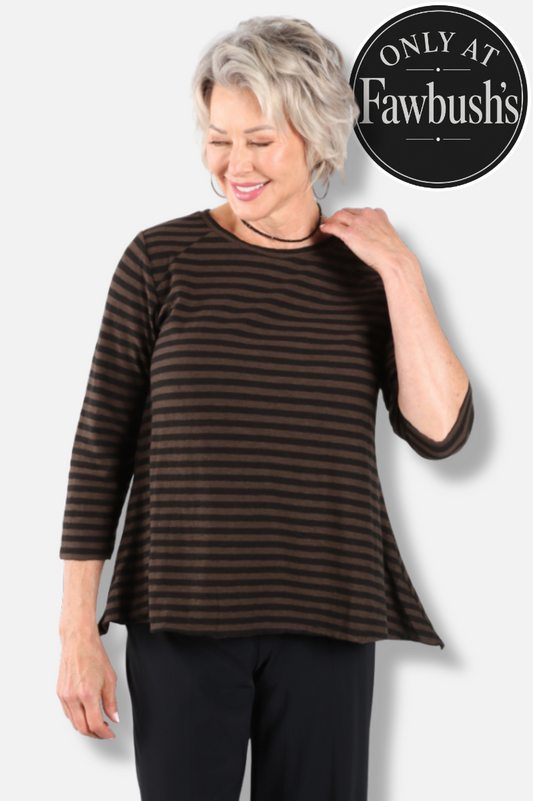 Sporty Swing Top - Chocolate
