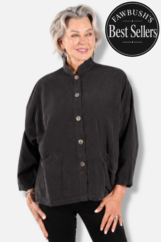 Danuta Jacket - Fig Corduroy