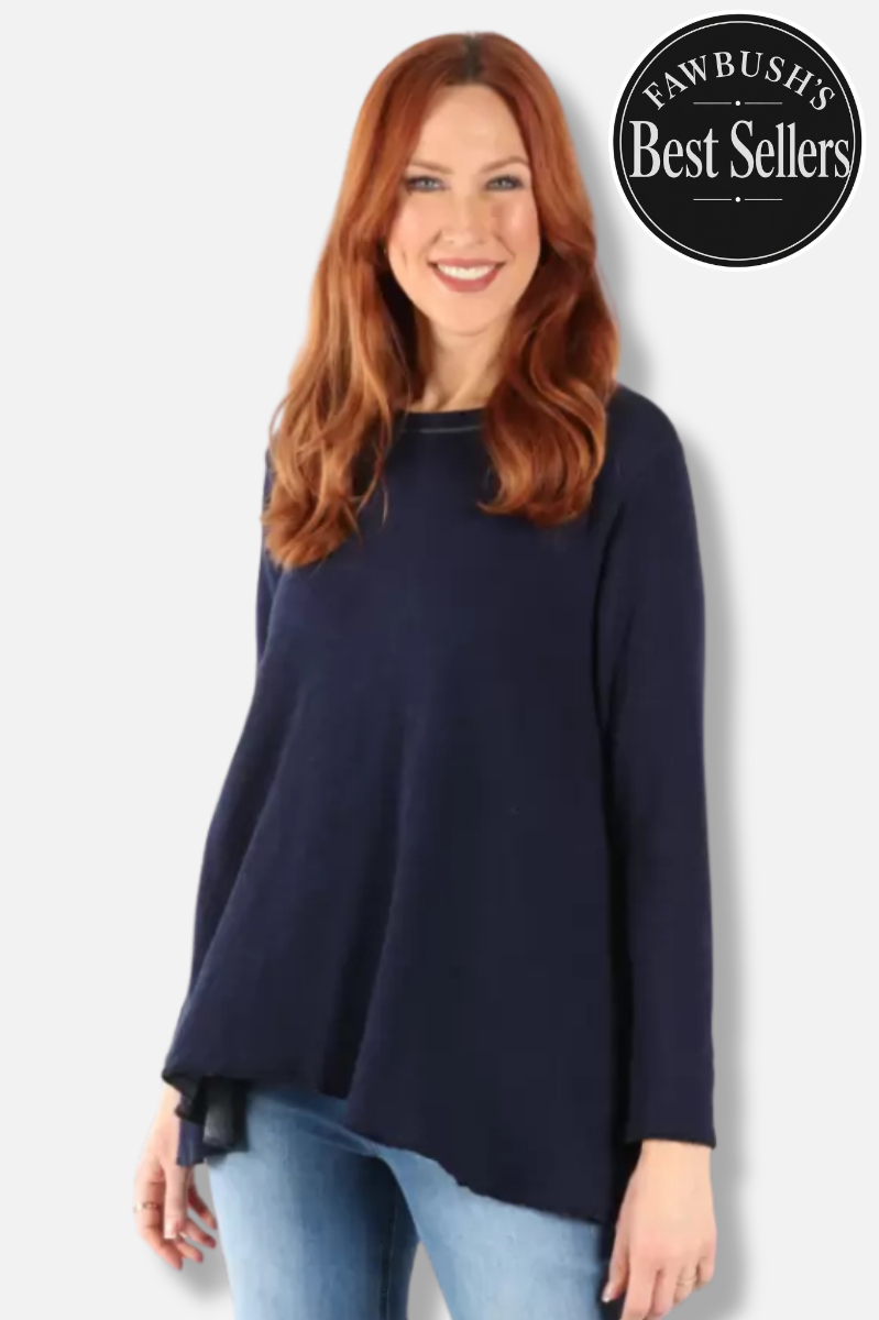 Original Longer Angel Tee - Indigo