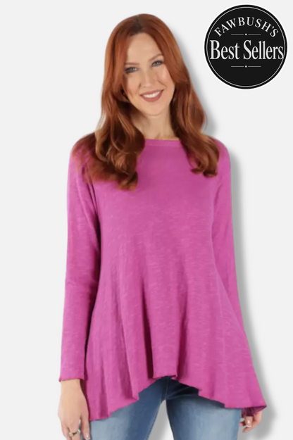 Original Longer Angel Tee - Very Berry