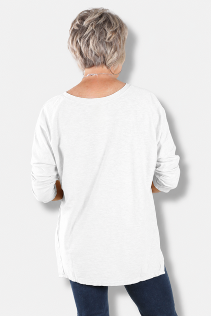 Osize Boxy Top - White