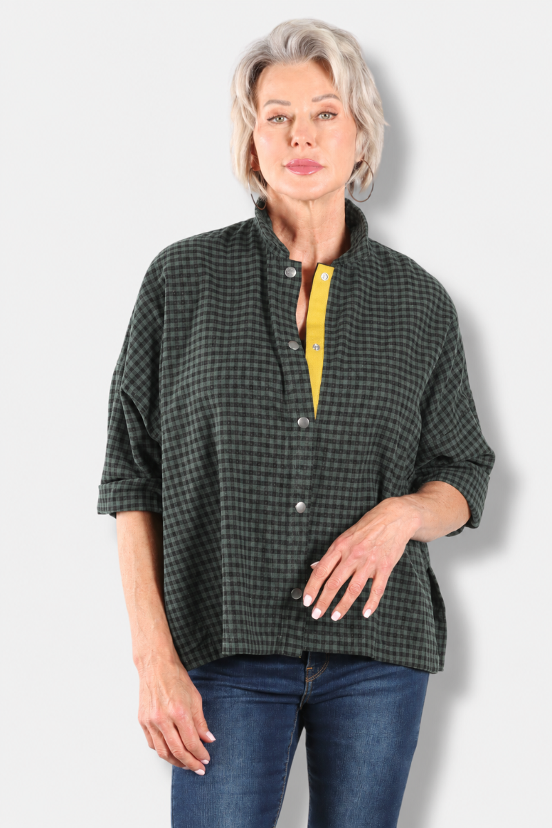 Big Shirt - Konbu Check