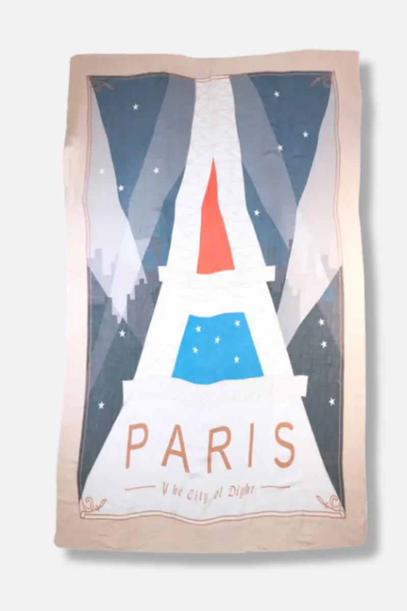 Paris City Poster Scarf