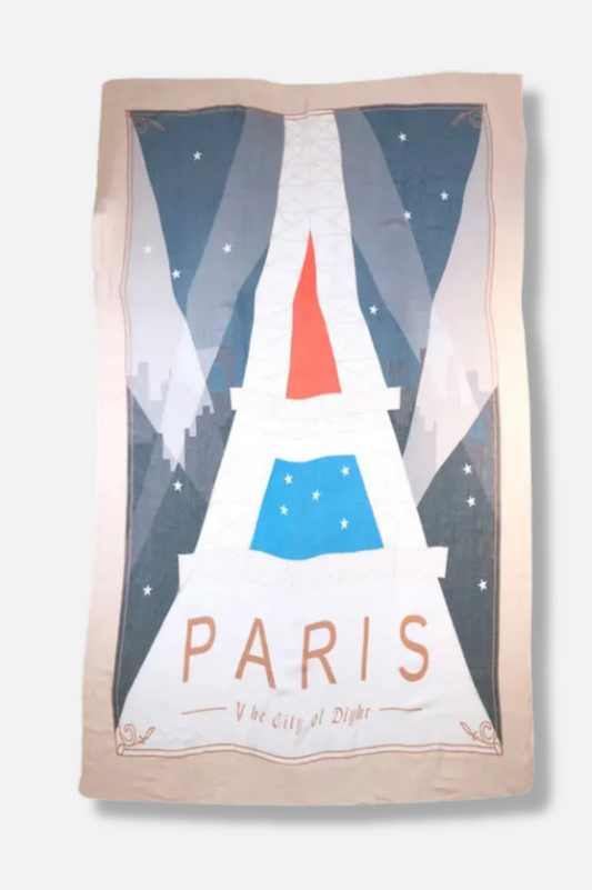 Paris City Poster Scarf