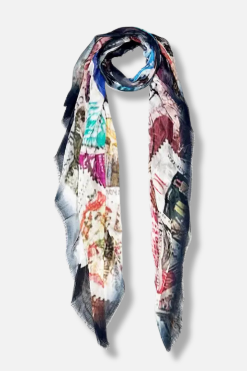 Vintage Stamps Scarf