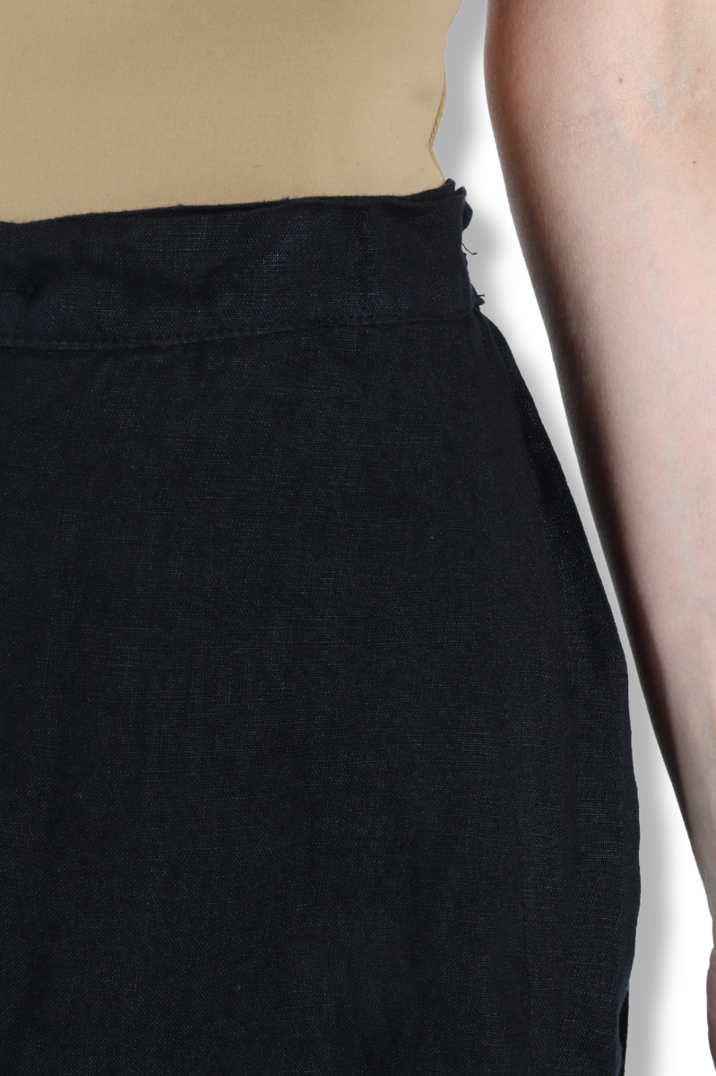 Sofia Pant - Black Light Linen