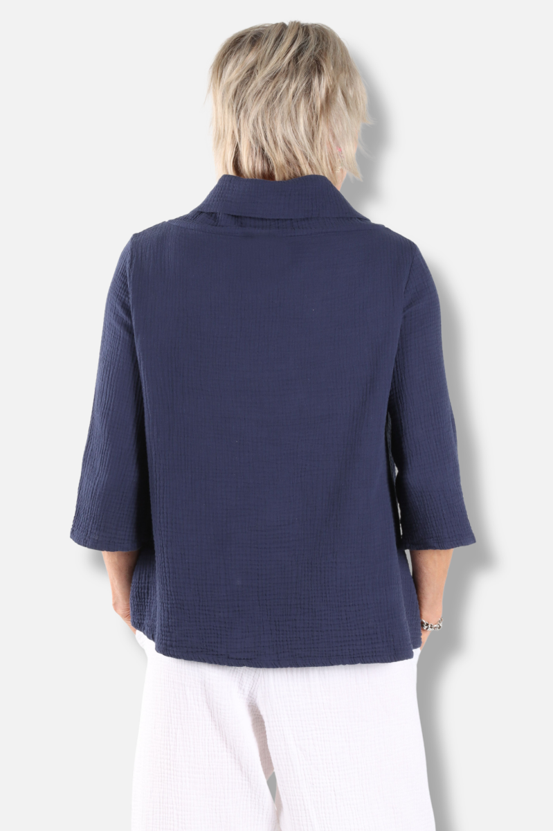 Etta Shirt - Stargaze Gauze