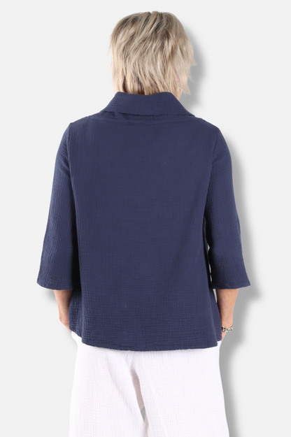 Etta Shirt - Stargaze Gauze