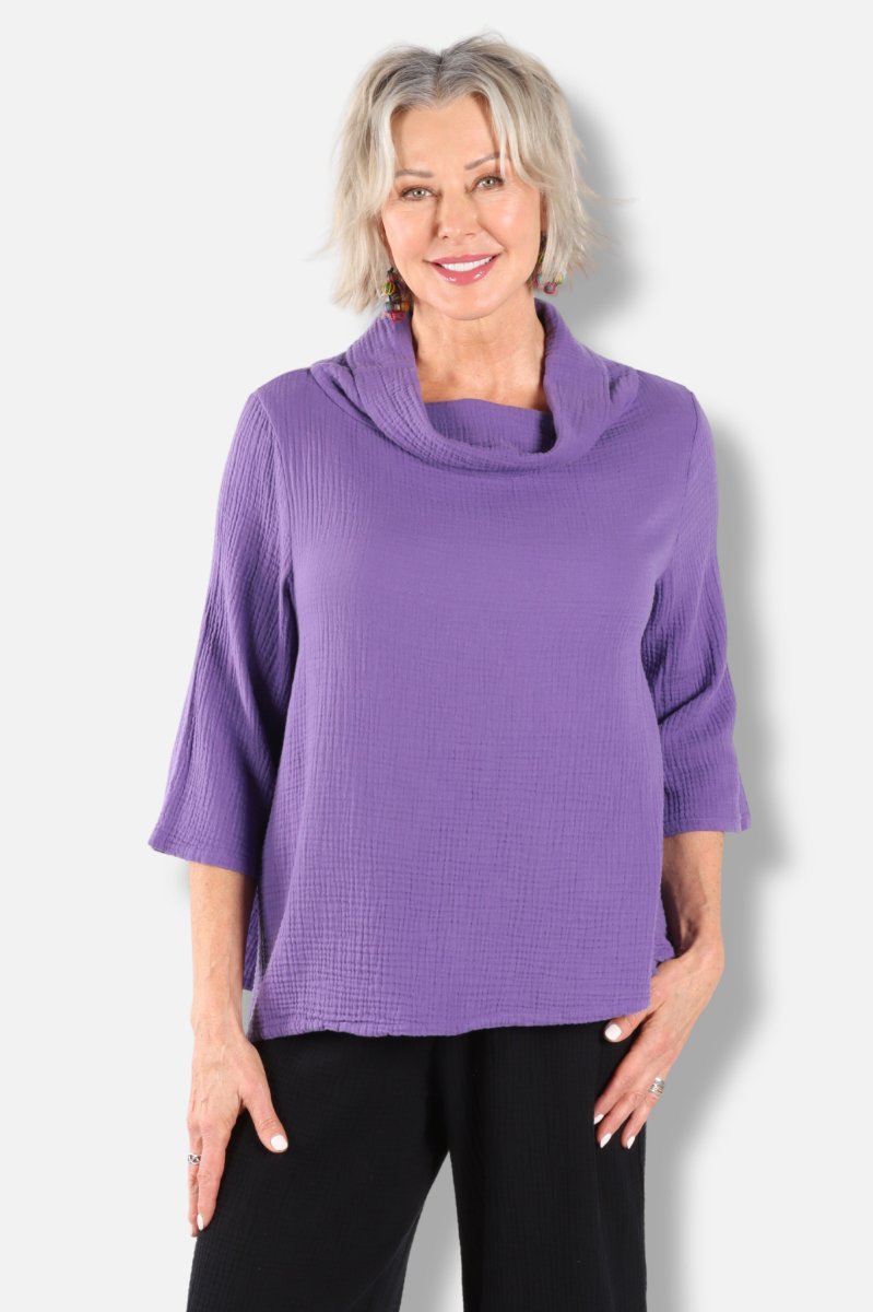 Etta Shirt - Verbena Gauze