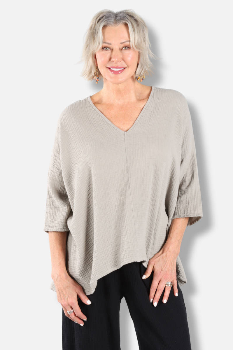 Bax Shirt - Nebbia Gauze