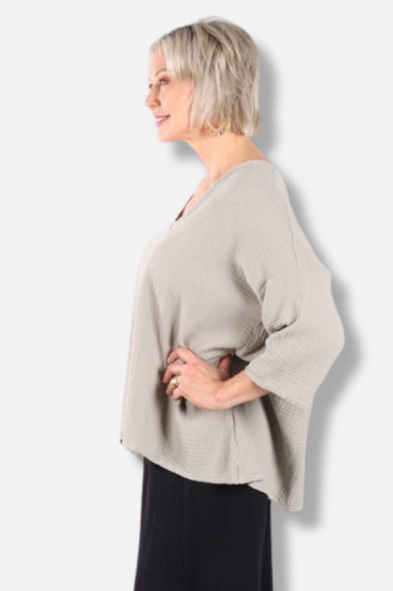 Bax Shirt - Nebbia Gauze