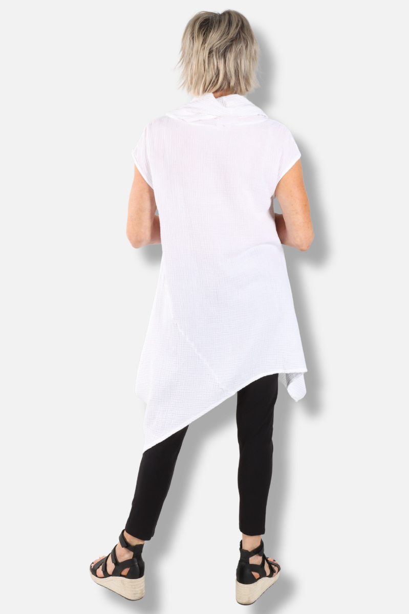 Noa Tunic - White Gauze