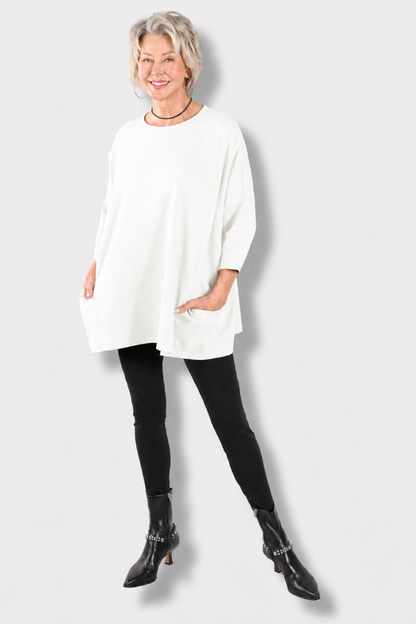 Osize Pullover - White