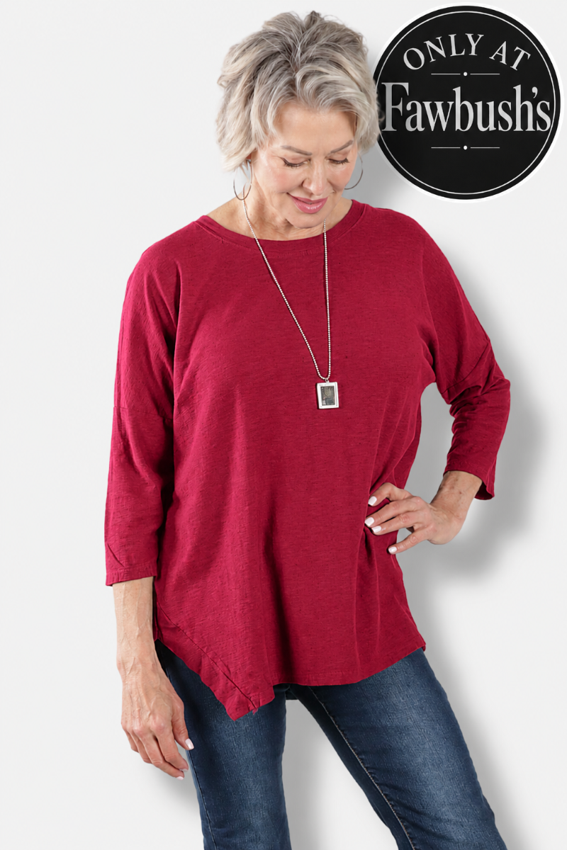Osize Boxy Top - Maraschino