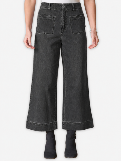 Ankle Jean - Black Denim 