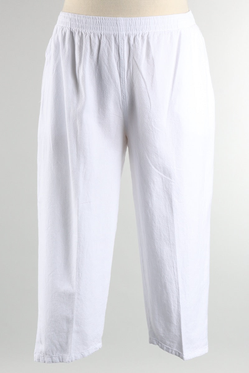 Capri Pant - White