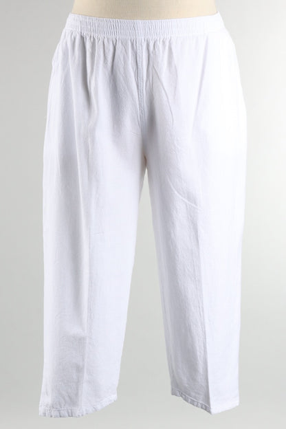Capri Pant - White
