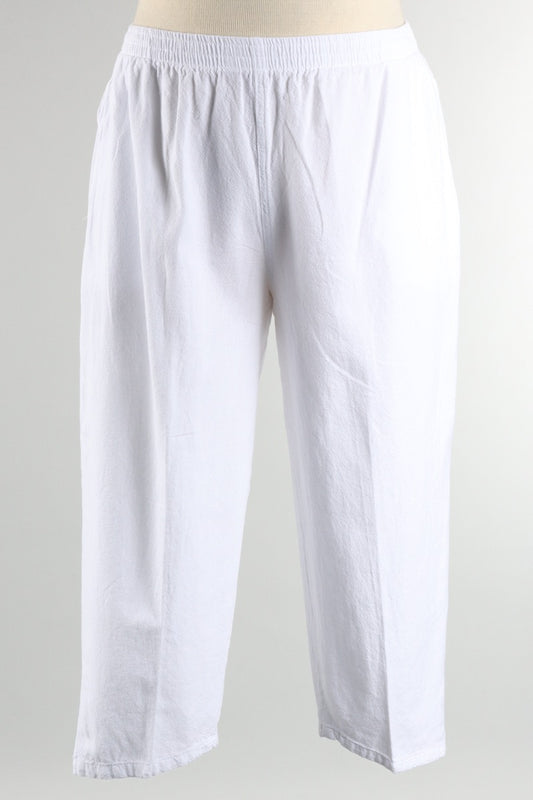 Capri Pant - White