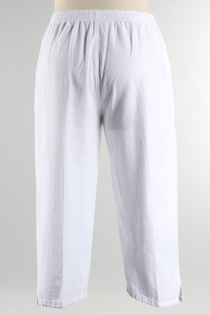 Capri Pant - White