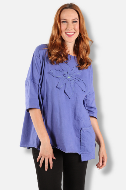 Rosa Tee - Blue #5
