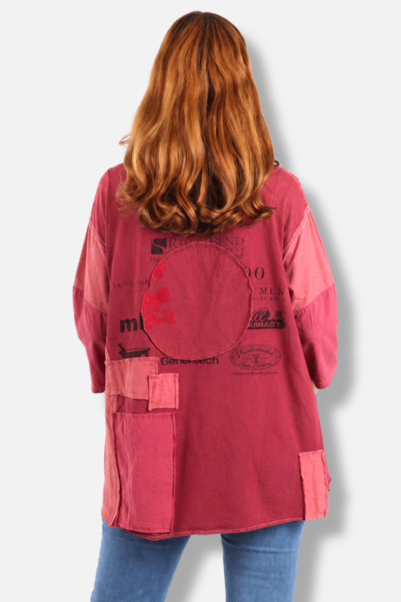 Rosa Tee - Red #8