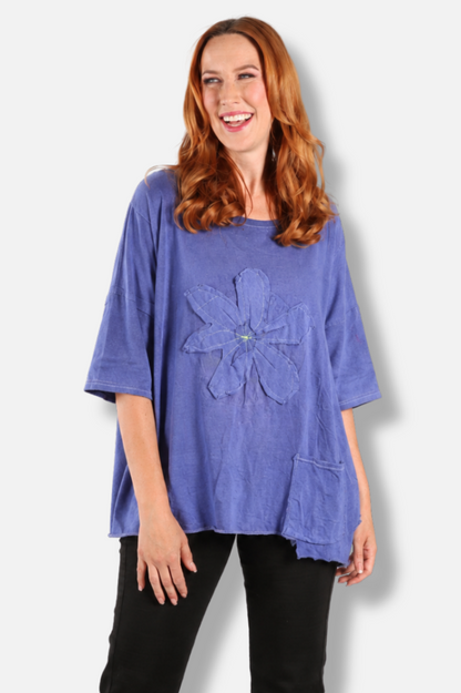 Rosa Tee - Blue #6
