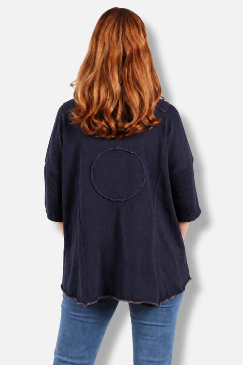 Rosa Tee - Navy #2