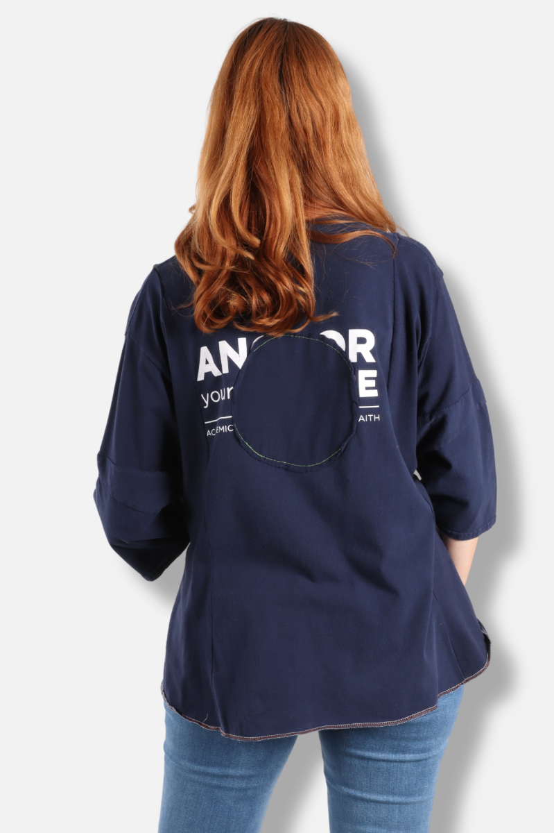 Rosa Tee - Navy #1