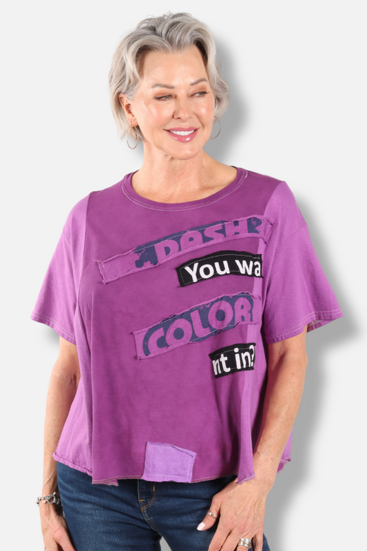Graffic Traffic Tee - Grape #5