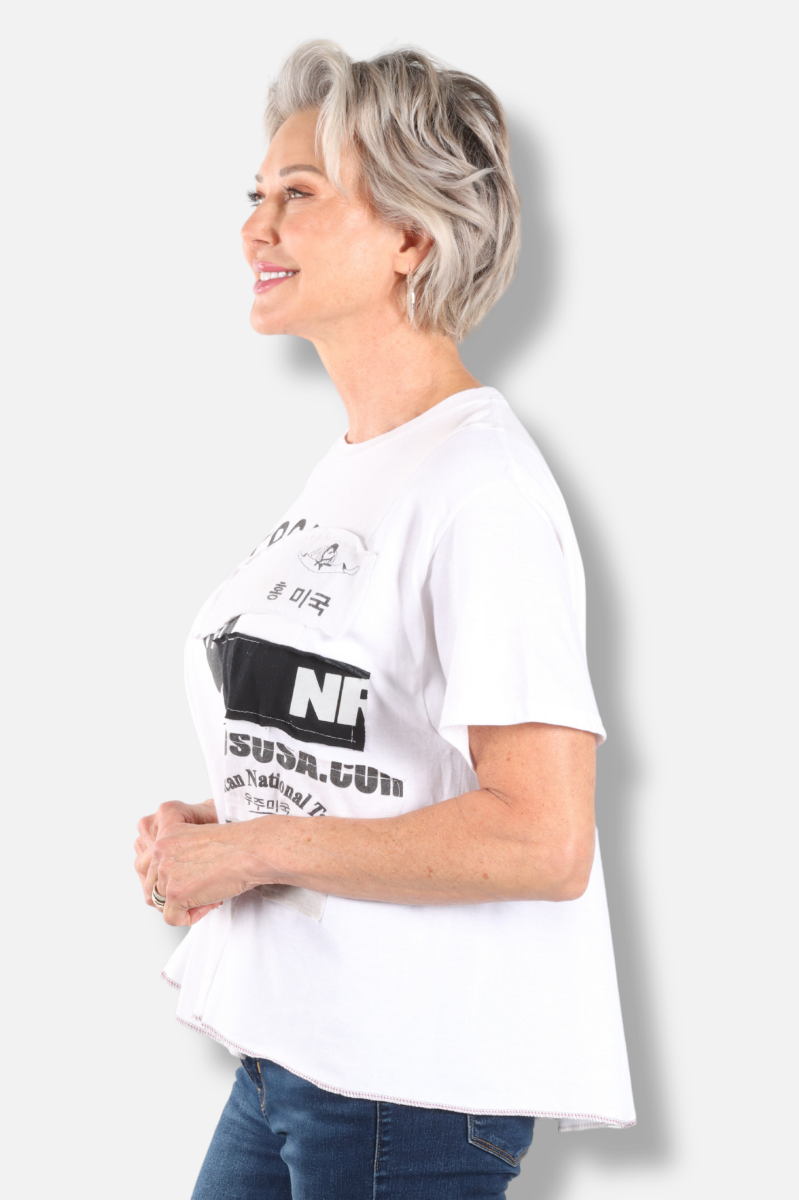 Graffic Traffic Tee - White #2