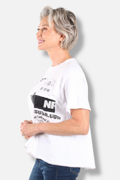 Graffic Traffic Tee - White #2
