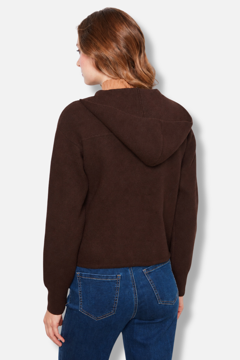 Zip Hoodie - Coffee