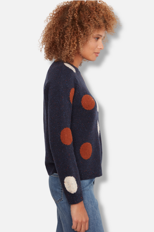 Raglan Sleeve Sweater - Navy