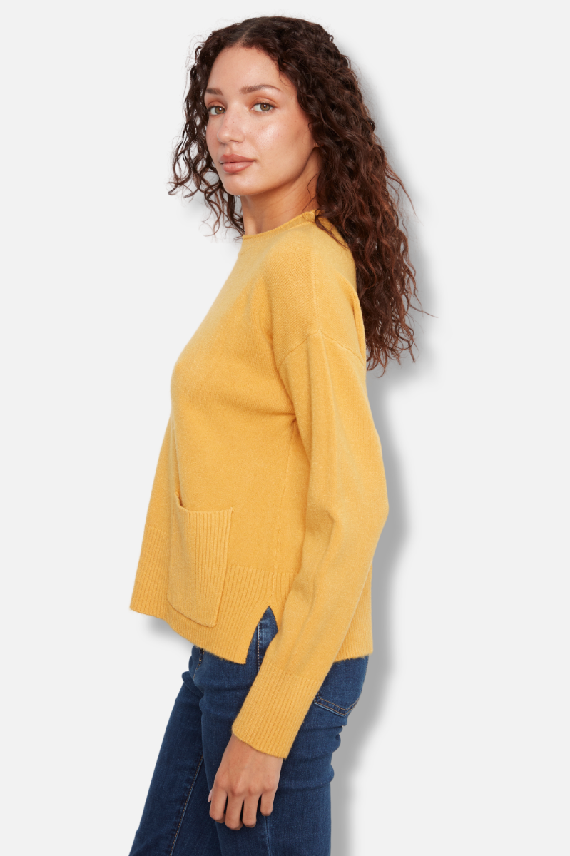 Pocket Detail Sweater - Amber